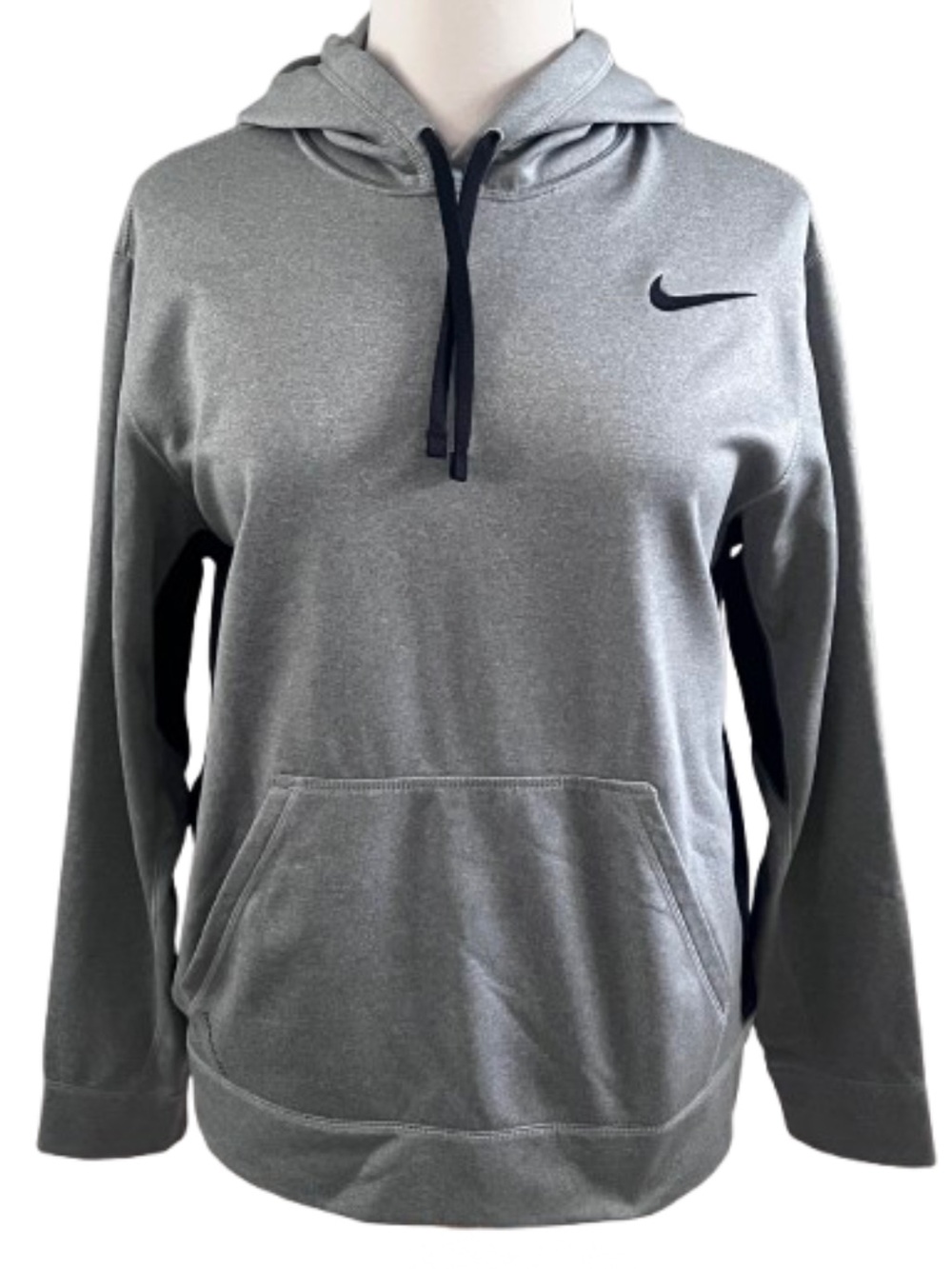 Nike Thermal Hoodie with Black Swoosh and Drawstrings